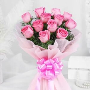 12 Pink Rose